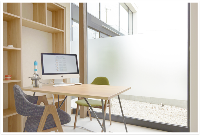 完全個室カウンセリングルーム　～視覚・聴覚・触覚～